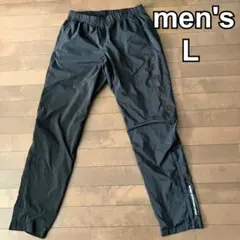 パフォーマンスギア　メンズ　ナイロンパンツ　メッシュ　スポーツ　黒　L