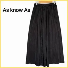 プリーツ ワイドパンツ