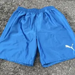 Puma 青　Mサイズ　ハーフパンツ　サッカーのサムネイル