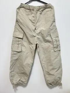 Samansa Mos2 カーゴパンツ ナイロンパンツ ベージュ