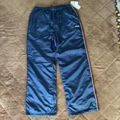 FILA トレーニングパンツ ネイビーメンズL Lサイズ裏フリース