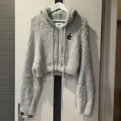 epine é shaggy knit zipper hoodie epine é shaggy knit zipper hoodie é shaggy knit zipper