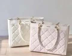 ロゼミューズ Quilting bijou backpack アイボリー - メルカリ