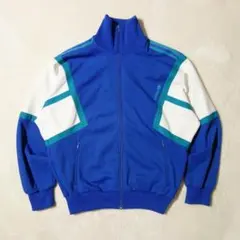 希少 80s-90s アディダス トラックジャケット ハンガリー製 刺繍ロゴ