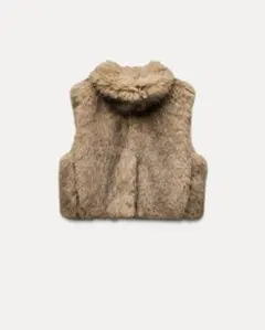ZARA フェイクファーベスト