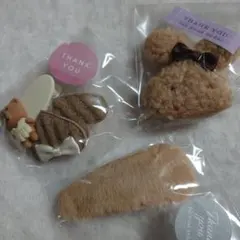 ファー素材 クマ型ヘアピンセット