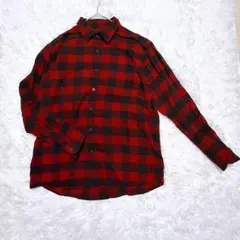 美品　⁠UNIQLO ユニクロ フランネル　チェック　ネルシャツ 長袖 チェック
