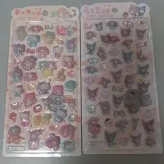 【正規品】マイメロ　クロミ　うるちゅるポップシール　サンリオキャラクターズ