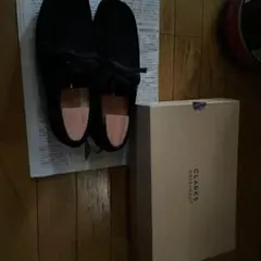 CLARKS ワラビー ORIGINALS ブラック 替え紐付き