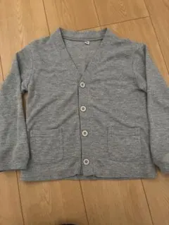 グレー　カーディガン　スクール