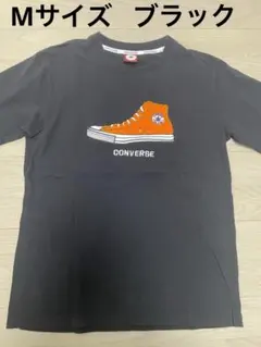 コンバース オールスター ワッペン Tシャツ ブラック M 美品