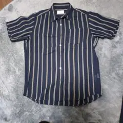 ikka ストライプ半袖シャツとTシャツセットのサムネイル