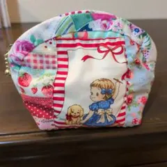 ハンドメイド パッチワーク 小さなポーチ