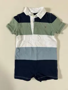 Ralph Lauren ストライプショートオール