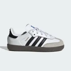 adidas SAMBAスニーカー ホワイト/ブラック 14cm