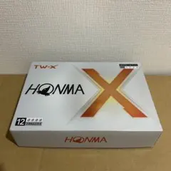 本間ゴルフ New TW-X 2024 ボール ホワイト 1ダース(12個入り）