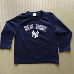 NEW YORKロゴ 長袖カットソー ネイビー