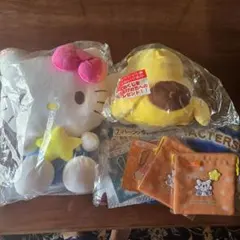 サンリオキャラクター大賞　くじ　1番くじ　ハローキティ　ポムポムプリン