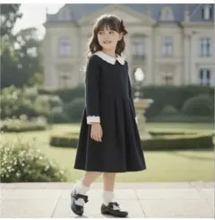 Catherine Cottage ブラック　フォーマル　ワンピース　入学式