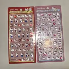 mini ミニ ボンボンドロップシール ハローキティ 赤 ピンク 正規品 2種類