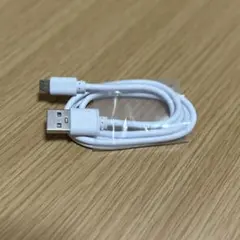 USB-A to Micro USBケーブル ホワイト