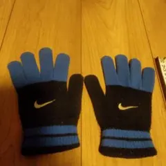 Nike 指あり手袋 青/黒 滑り止め付きのサムネイル