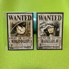 ワンピース　ルフィ　ロー　手配書　ブロマイド　麦わらストア