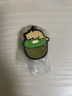 お文具といっしょ カプセルラバーマスコット 〜フルーツなのです〜 子猫さん