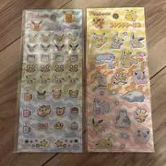 タカラトミー　ポケモンシール　ぷくぷくシール　立体シール