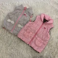 ミキハウス　ベスト　90サイズ　2点