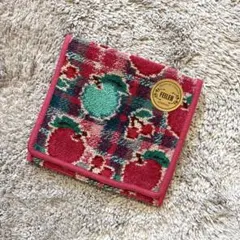 【新品未使用】フェイラーハンカチポーチ☆レトロフルーツチェック　WEB限定