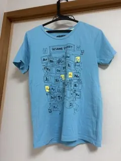 セサミストリートTシャツ　 L 水色のサムネイル