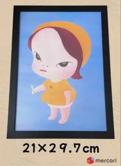 nara yoshitomo 奈良美智 アート ポスター 額 クリスマス 大人気