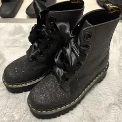 美品　ドクターマーチンDr.Martens GLITTER 黒 jadon 厚底