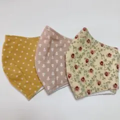 【限定セール】ハンドメイドマスク＊大人用＊ネル生地＊3枚セット