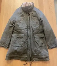 オリーブグリーン モッズコート