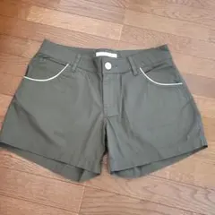 LOWRYS FARM　カーキ ショートパンツ