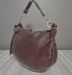 COACH レザー 2WAYバッグ ショルダー／ハンドバッグ ブラウン