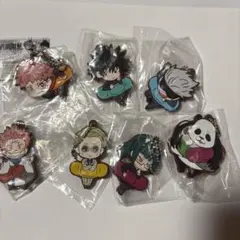 呪術廻戦　キャラばんちょうこう　ラバーマスコット　7種セット