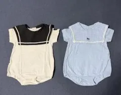 apres les coursセーラー衿ロンパース 80cm 2点セットのサムネイル