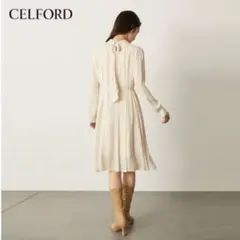 【CELFORD】2wayプリーツワンピース(LBEG)