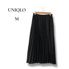 UNIQLO ユニクロ　レディース　ロングプリーツスカート　ダークグレー　M