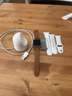 Apple Watch5 最大容量100%バンド充電器付き ステンレス - メルカリ