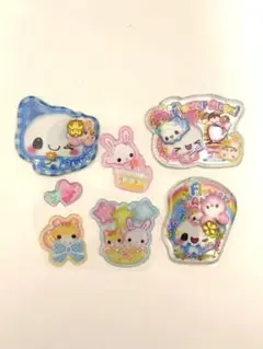 平成レトロ シャカシャカシール セット(ブルー)