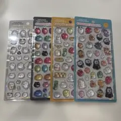 ナガノキャラクターズ ボンボンドロップシール コンプリート 4種セット 正規品
