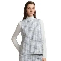 theory luxe サマーツイード　ジレ　マルチ/40 theory luxe ツイード ジレ マルチ/40 - メルカリ