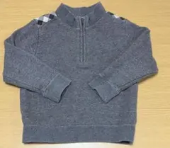 ⭐︎美品⭐︎burberryグレー トレーナー 110A