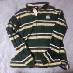 Canterbury ラガーシャツ ボーダー柄 XLサイズ