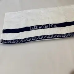 LAKE WOOD P.C LB バスタオル ホワイト ネイビーのサムネイル