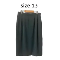 スカート タイト 大きいサイズ ダークグレー size 13